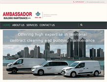 Tablet Screenshot of ambassador-ca.com